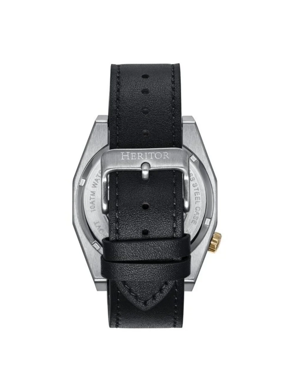 NWT Heritor Amadeus Automatic Black Dial Men's Watch